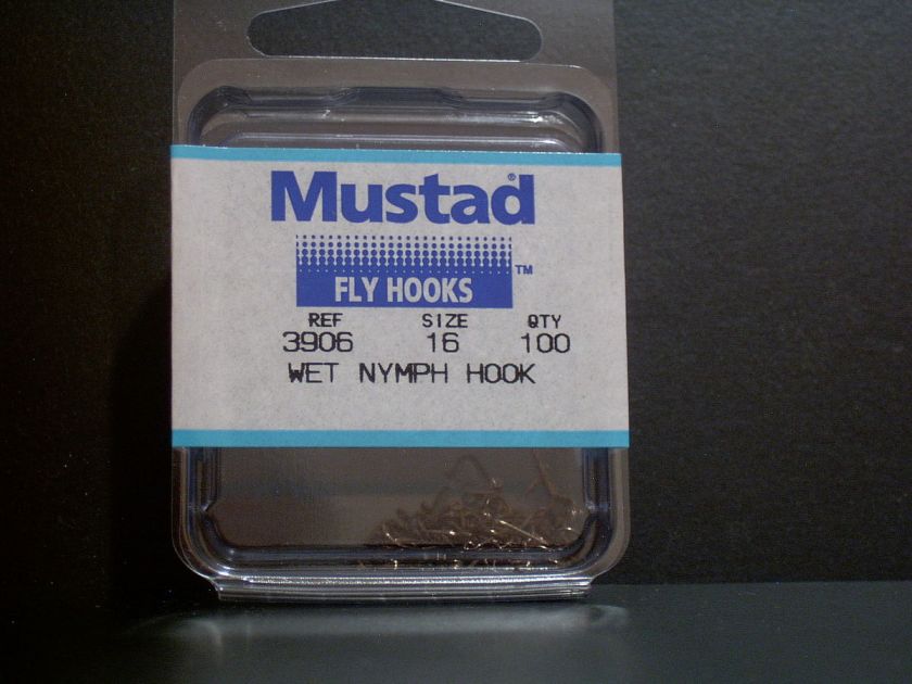 Mustad 3906 Fly Tying Hooks Size 16 100Pk NIP  