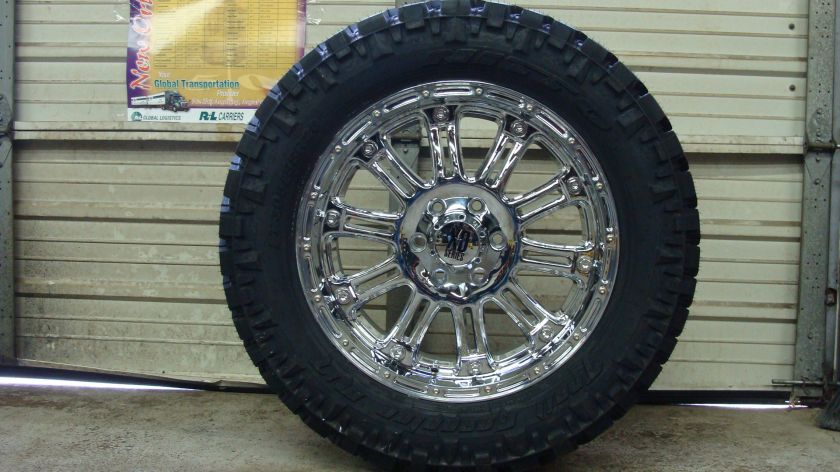 XD Hoss Chrome 18 Nitto Trail Grappler M/T 295/70 18  