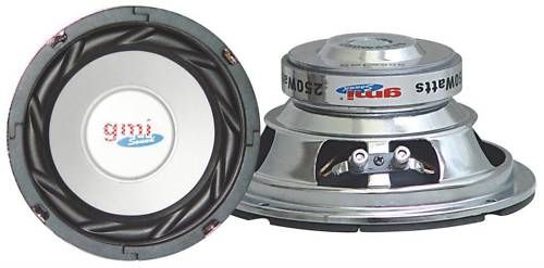 GMI 6 SUB WOOFER SUBWOOFER 8 OHMS 250 WATTS DJ PA  