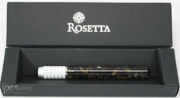 Rosetta Pencil Extender / Holder BRONZE GRANITE /Silver  