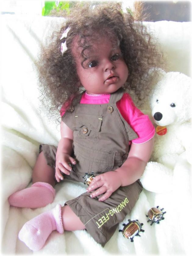 TODDLER EMMA ♥ REVA SCHICK♥ WONDERFULL ETHNIC GIRL♥HUMAN HAIR 