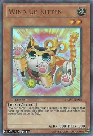 Wind Up Kitten NM 1st Ed Yu Gi Oh PHSW 026 Photon Shockwave Yugioh 