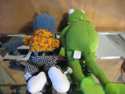   Plush Lot KERMIT & GONZO 17 Jim Henson Company 2003 Sabba Toys EUC