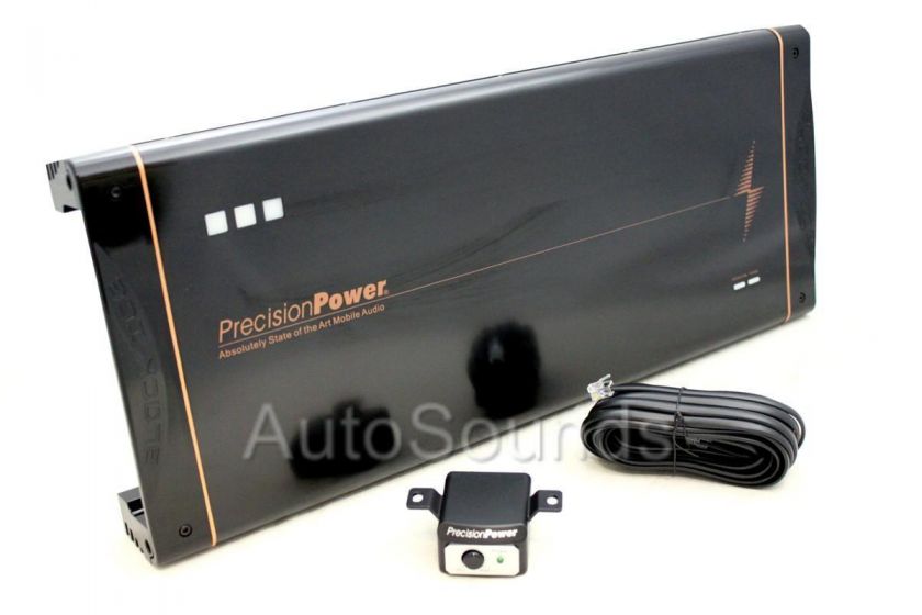 New Precision Power BK1800.1D 1800W Monoblock Class D Black Ice Series 