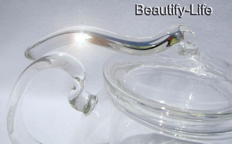 450ml Clear Glass Teapot, with filter, Heat resist GD13  