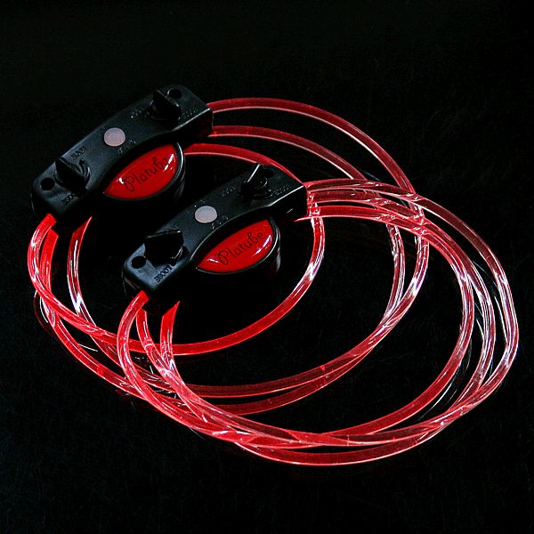 LED Light Up Shoelaces Flash Shoestrings Red  