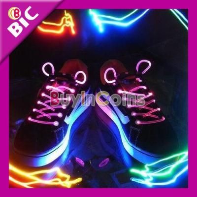 Pair LED Glow UP Shoelaces Disco Flash Stick  