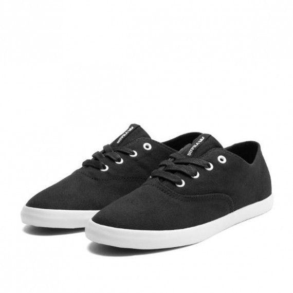 Supra Wrap Skate Board Shoe Black  