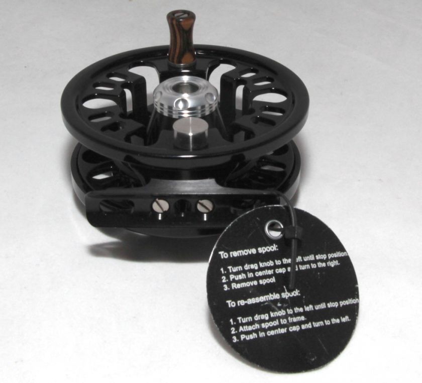 Abel Super QC Seris 5 6 Quick Change Spool Fly Fishing Reel Black Made 