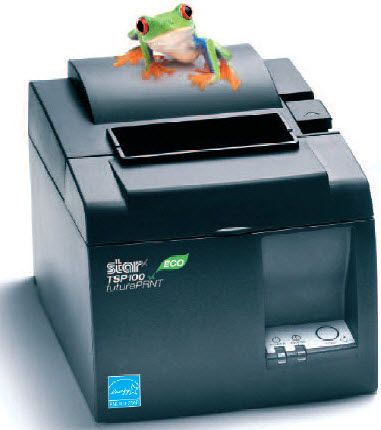 TSP100 ECO Star POS Printer USB Auto Cutter Black  