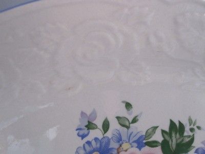 Tabletops Ultd Victorian Rose Embossed Dinner Plates  2  