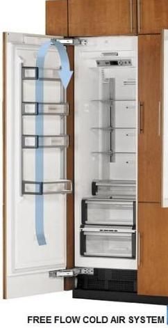 THERMADOR T24IR70NSP 24 BUILT IN FULLY FLUSH FRIDGE  