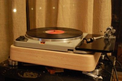 Thorens TD 124 Turntable Sme Series 2 3012 Tonearm solid plinth  