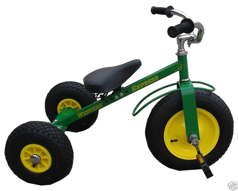 NEW ALL TERRAIN GREEN TRICYCLE   