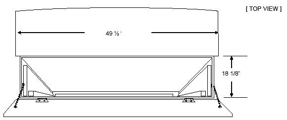 Cabinet Only for a TV Plasma LCD Motorized Pop Up Lift  