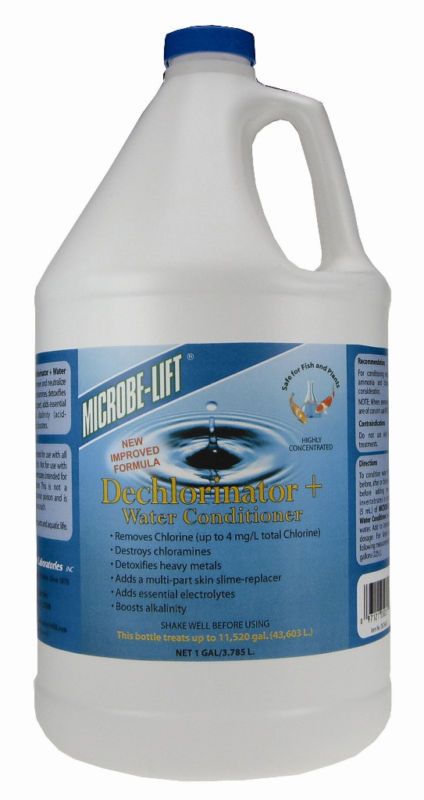 Microbe Lift Dechlorinator Plus Water Conditioner 1 Gal  