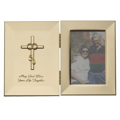Christian 25th Wedding Anniversary Picture Frame Gift  
