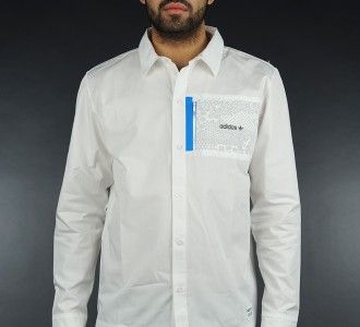   Medium M Tokyo OT Tech Japan LSL Shirt Kazuki Hood KZK White  