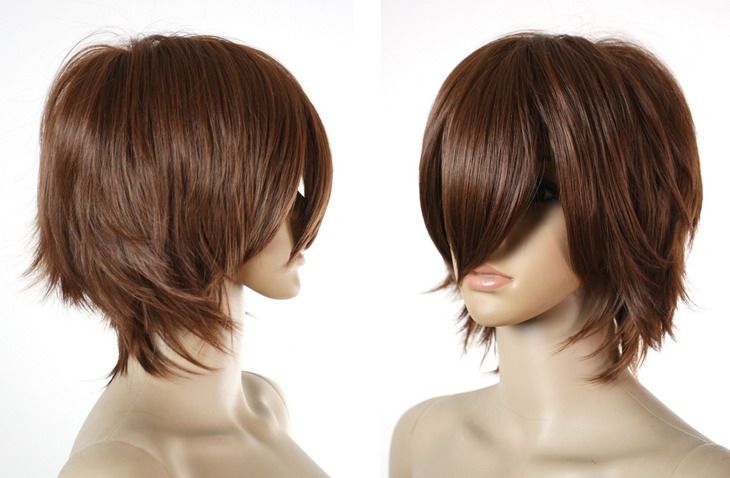 Junjou Romantica Takahashi Misaki Cosplay Wig Brown Y24  