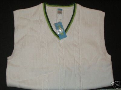 NWT Gymboree Yacht Club MENS Daddy Dad Sweater Vest SM  